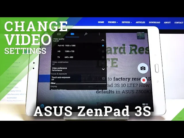 Video thumbnail for How to Change Video Quality in Asus ZenPad 3s – Set Up Video Resolution