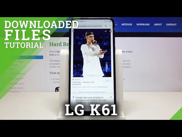 Video thumbnail for How to Locate Downloaded Files in LG K61 – Downloaded Folder