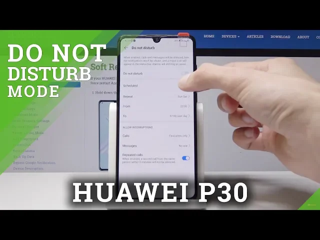 Video thumbnail for How to Activate Do Not Disturb Mode in Huawei P30 - HUAWEI Silent Mode