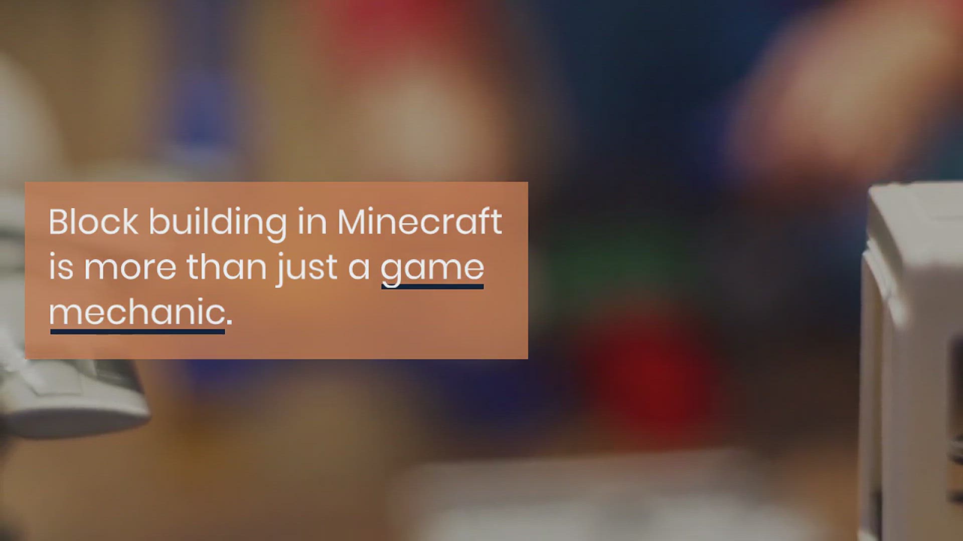 'Video thumbnail for Mastering Minecraft Block Art'