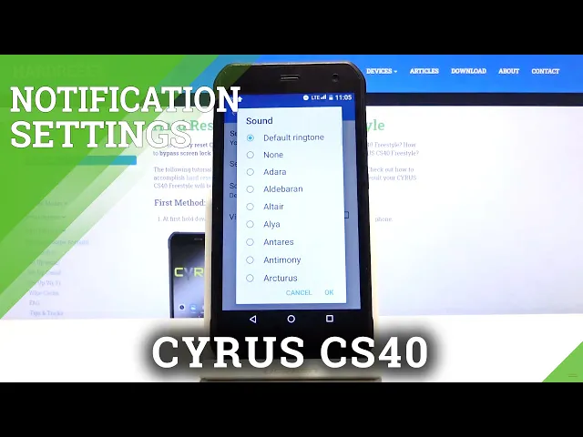 Video thumbnail for CYRUS CS40 and Notifications Customization - Notification Sound