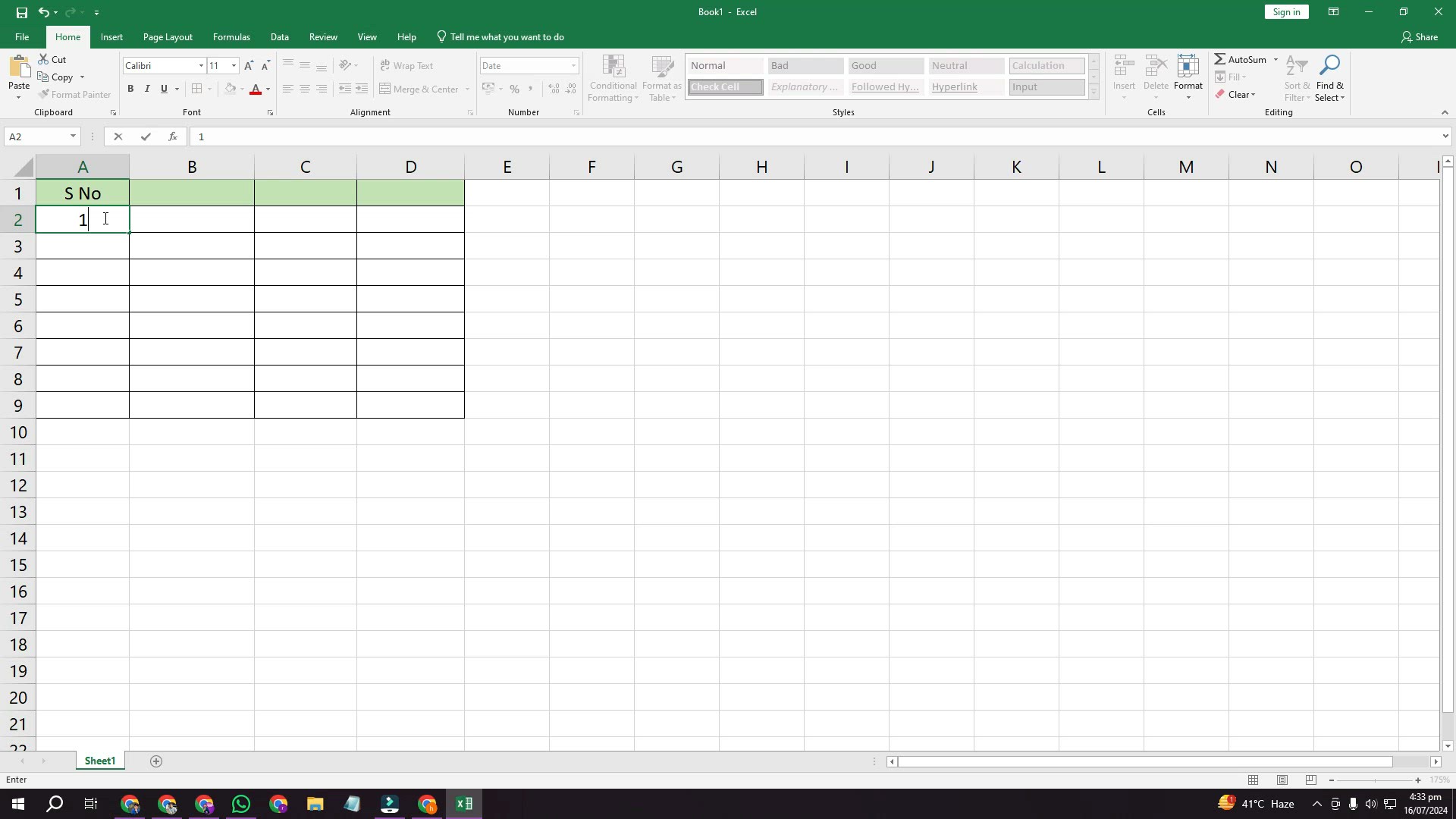 'Video thumbnail for how to add Excel Serial No. Trick'