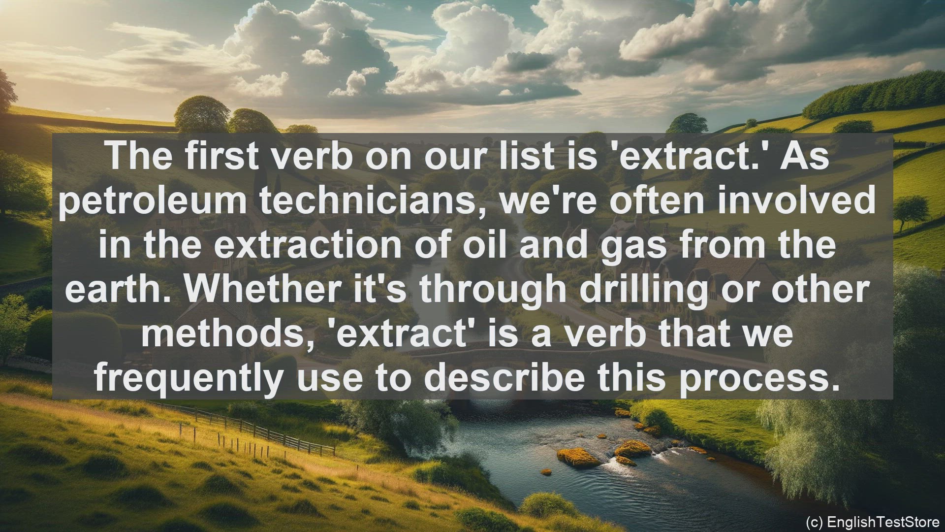 'Video thumbnail for Top 10 English Verbs for Petroleum Technician'