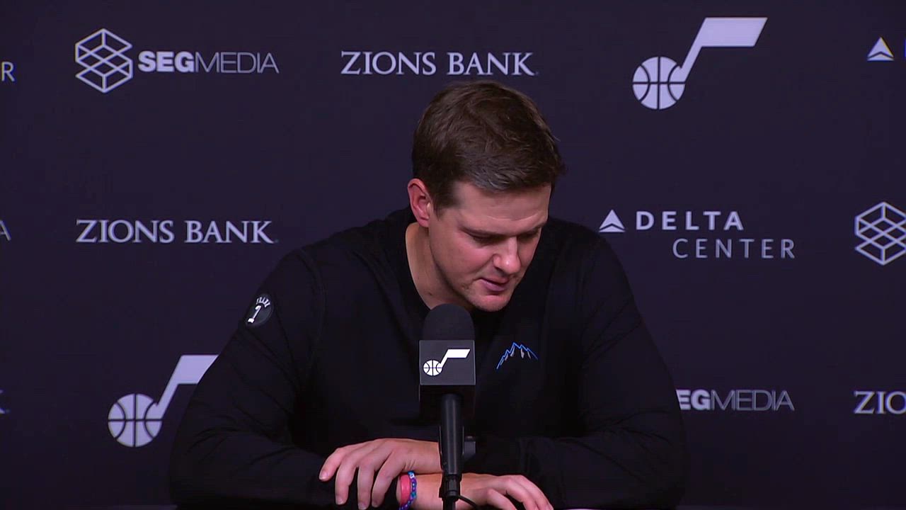 Video thumbnail for Jazz HC Will Hardy on 'Emotionally Draining' Win Over Suns