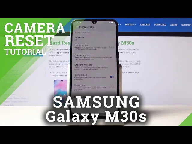 Video thumbnail for How to Reset Camera in Samsung Galaxy M30s – Restore Camera Configuration