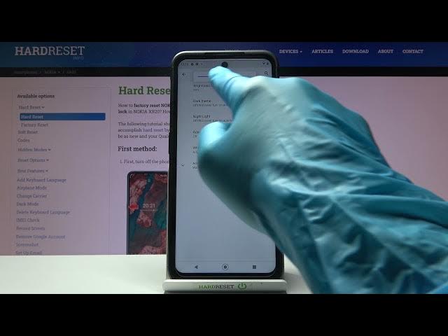 Video thumbnail for How to Change Brightness Level on NOKIA XR20 – Manage Display Settings