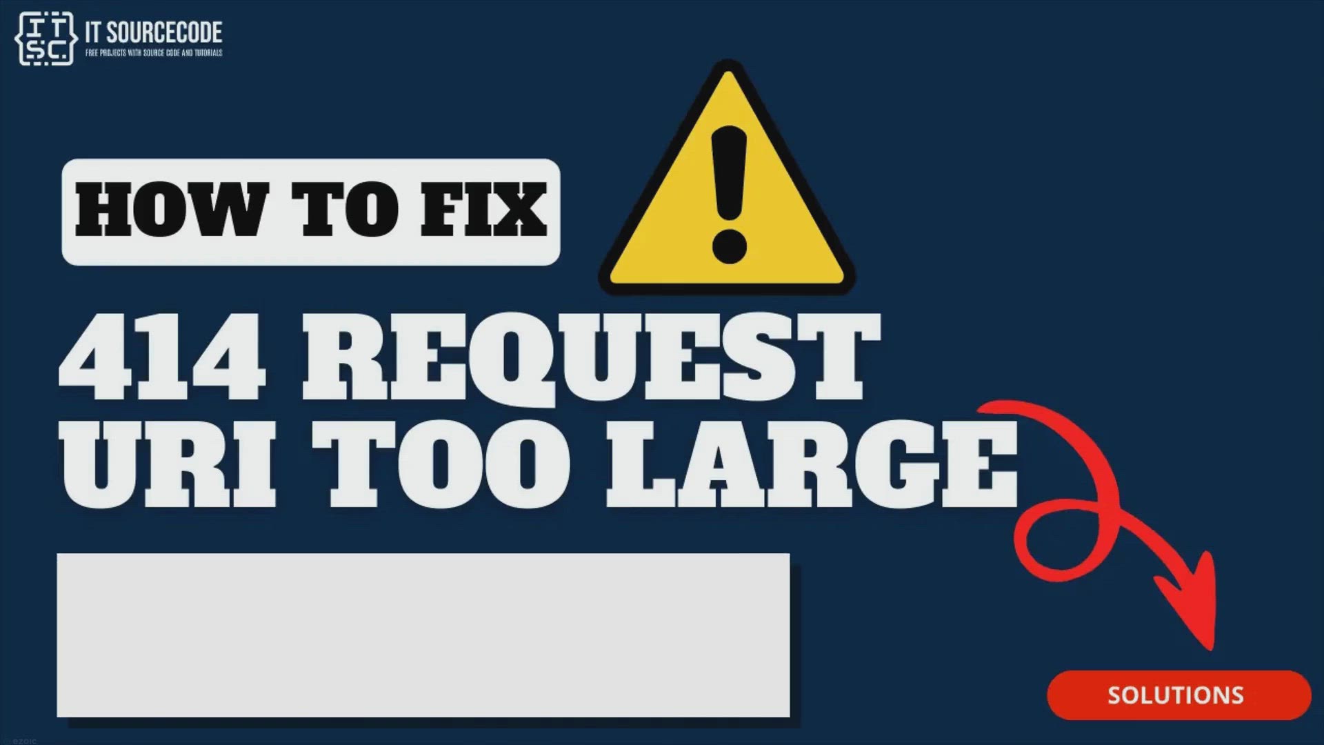 'Video thumbnail for How to Fix the “414 Request URI Too Large” Error? [Solutions]'
