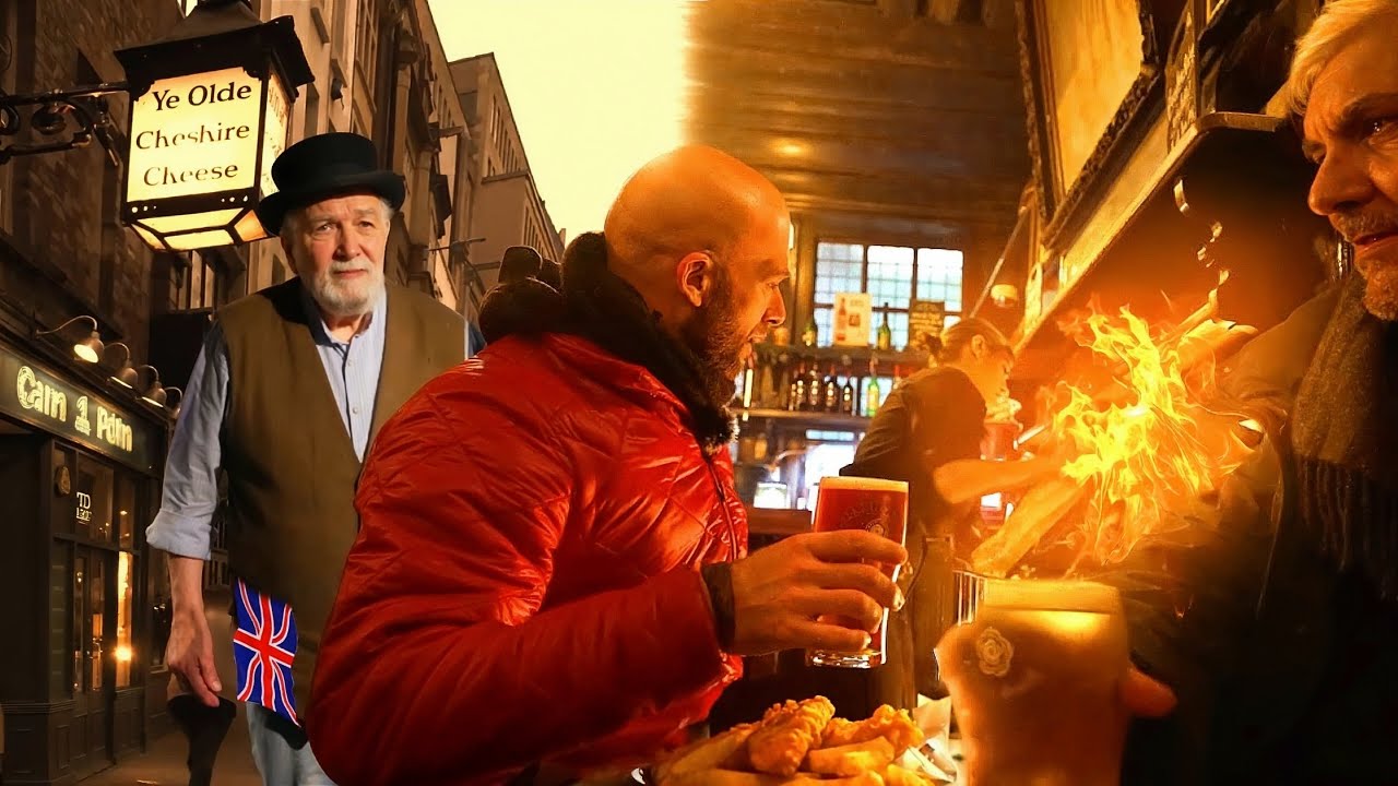 Video thumbnail for London's Oldest Pubs!! Best Fish And Chips In England?!