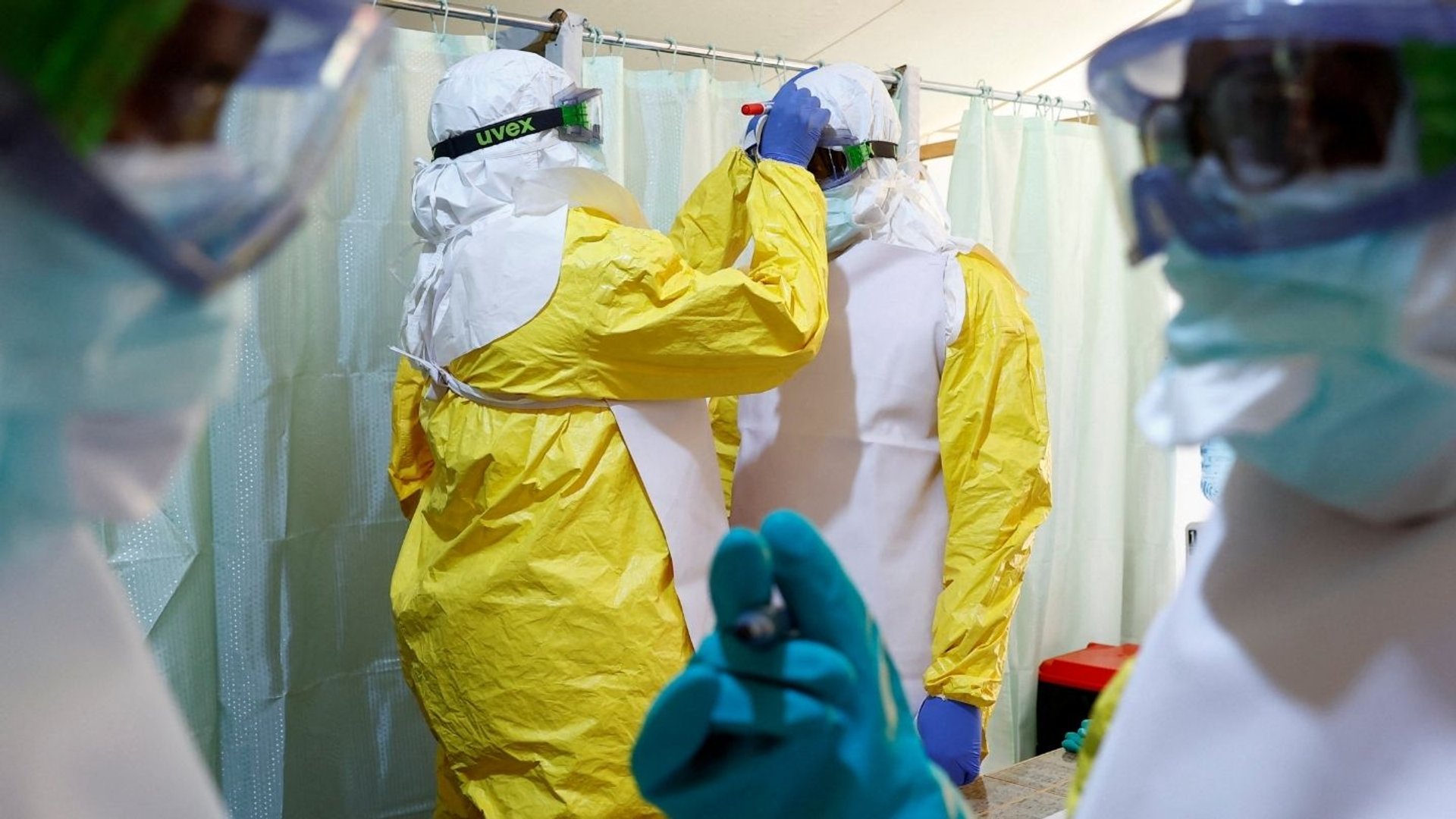 Video thumbnail for Ebola triggers health emergency: Fear of deadly virus keeps people away from hospitals