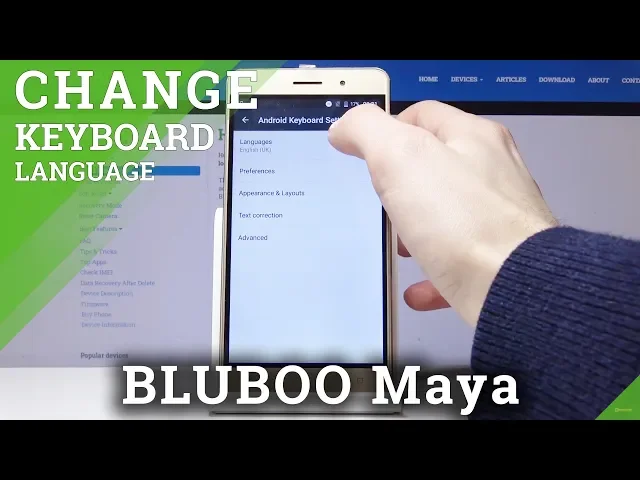 Video thumbnail for How to Change Keyboard Language in BLUBOO Maya – Switch Keyboard
