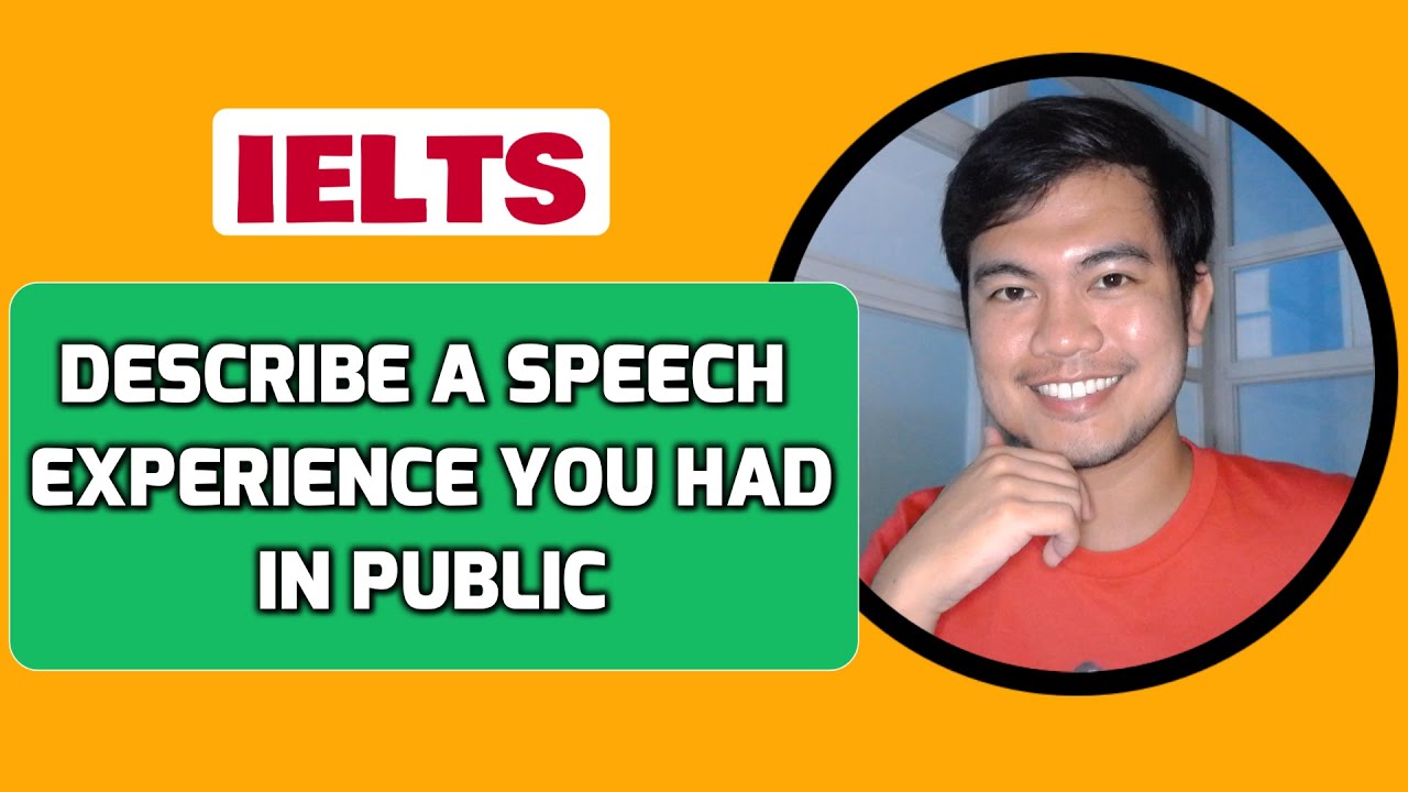 Video thumbnail for CUE CARD: A SPEECH EXPERIENCE YOU HAD IN PUBLIC | MAY-AUG 2023