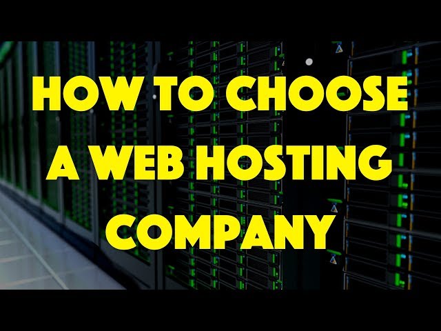 Video thumbnail for How to Choose a Web Hosting Company, with Dave Taylor