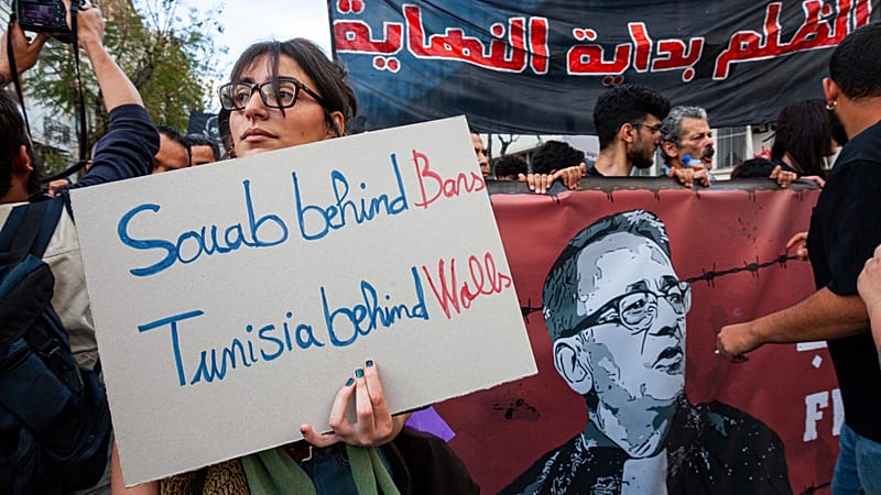 Video thumbnail for Tunisian court rejects provisional release of opposition figure on health grounds