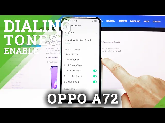 Video thumbnail for How to Enable Dial Pad Tones in OPPO A72?
