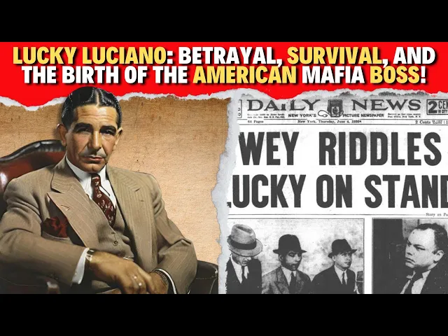 'Video thumbnail for The Rise of Lucky Luciano: Betrayal, Survival, and the Birth of the American Mafia Boss!'