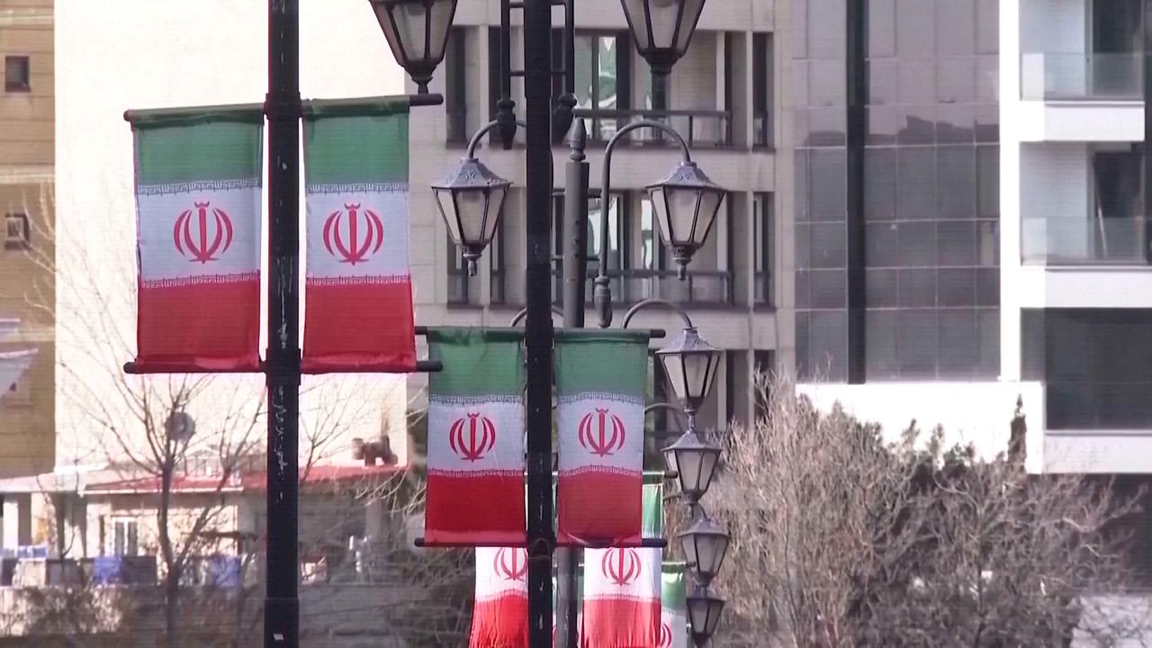 Video thumbnail for US: U.S. Senate advances resolution to curb Trump's Iran military operations.