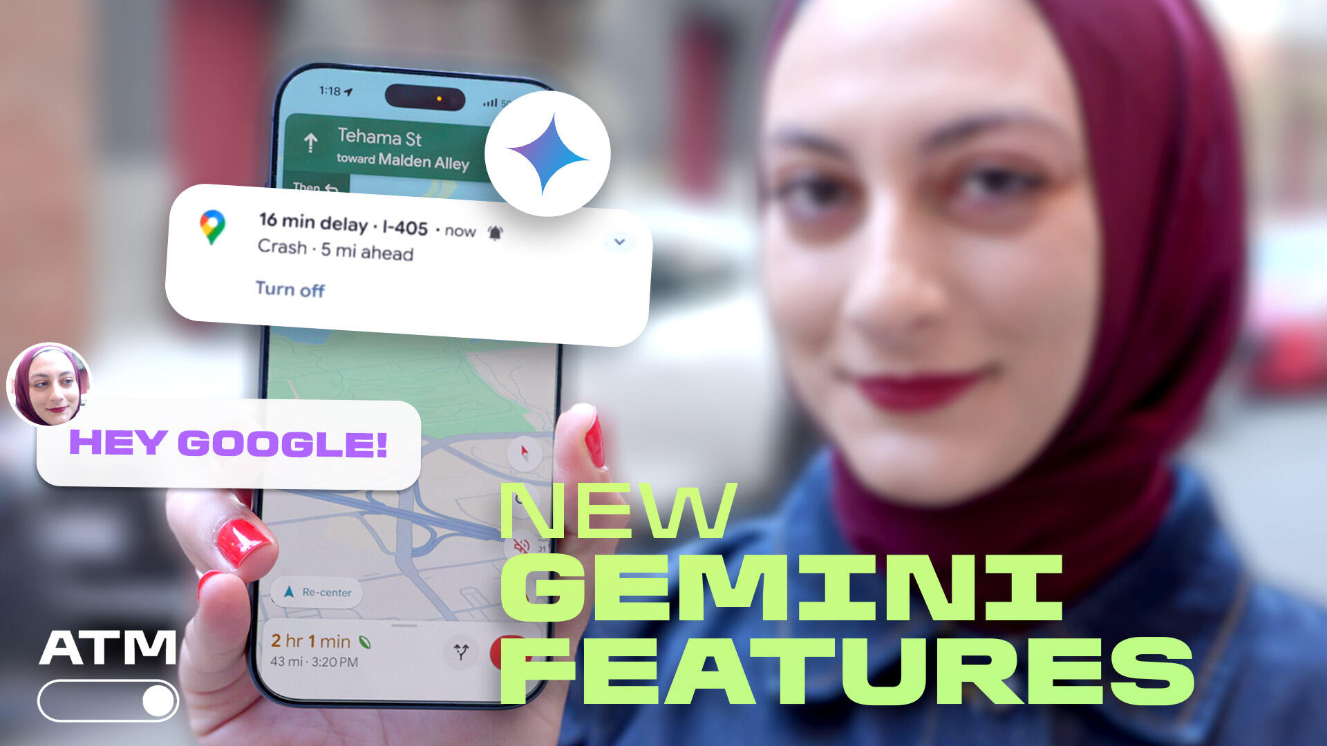 Video thumbnail for Gemini in Google Maps Is a Hands-Free AI Driving Assistant