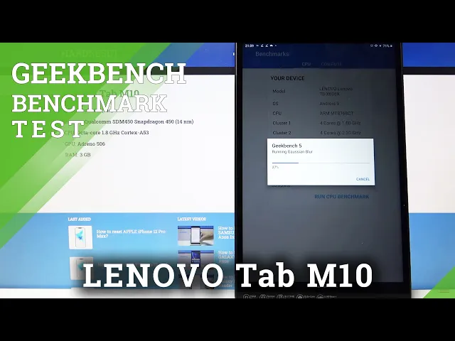 Video thumbnail for Check Out Benchmark Results of Lenovo Tab M10 - Benchmark Geekbench V5 Test