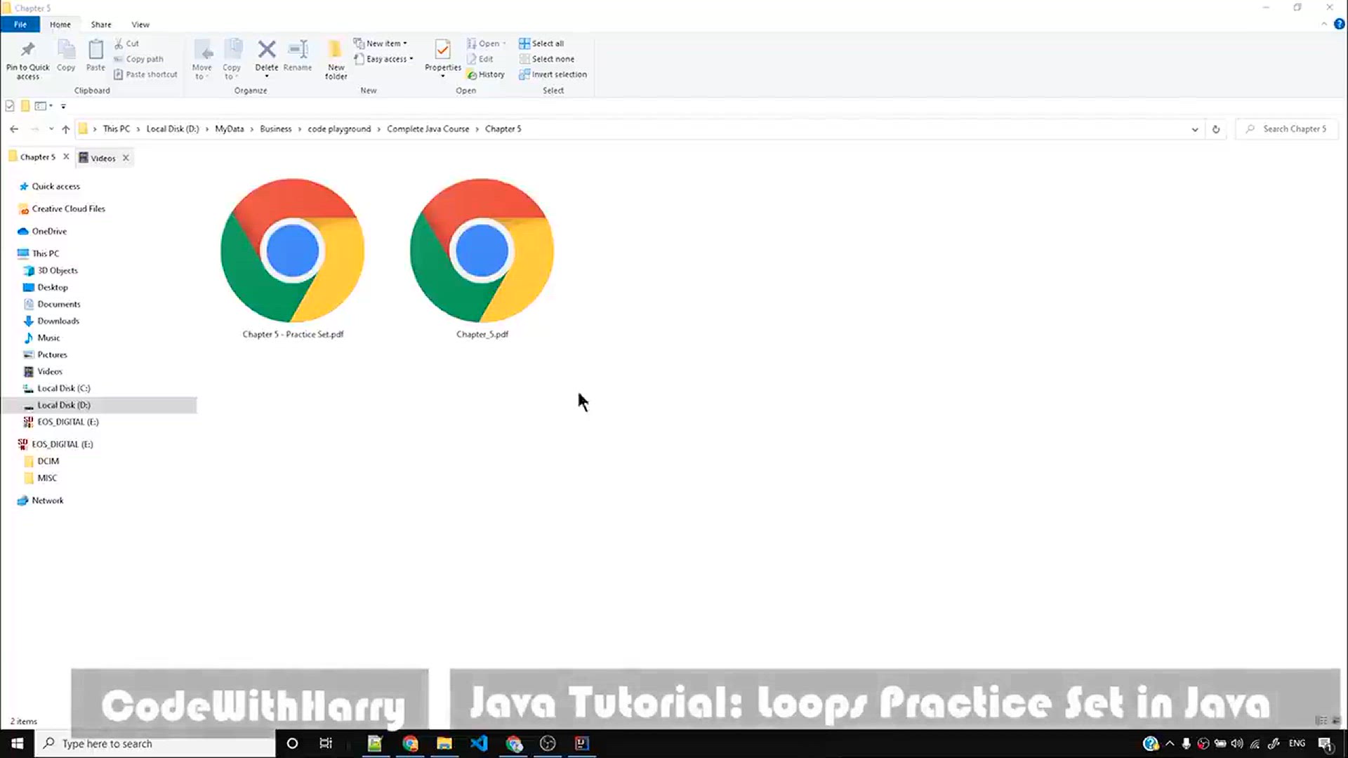 'Video thumbnail for Java tutorial_ Practice Questions on Loops'