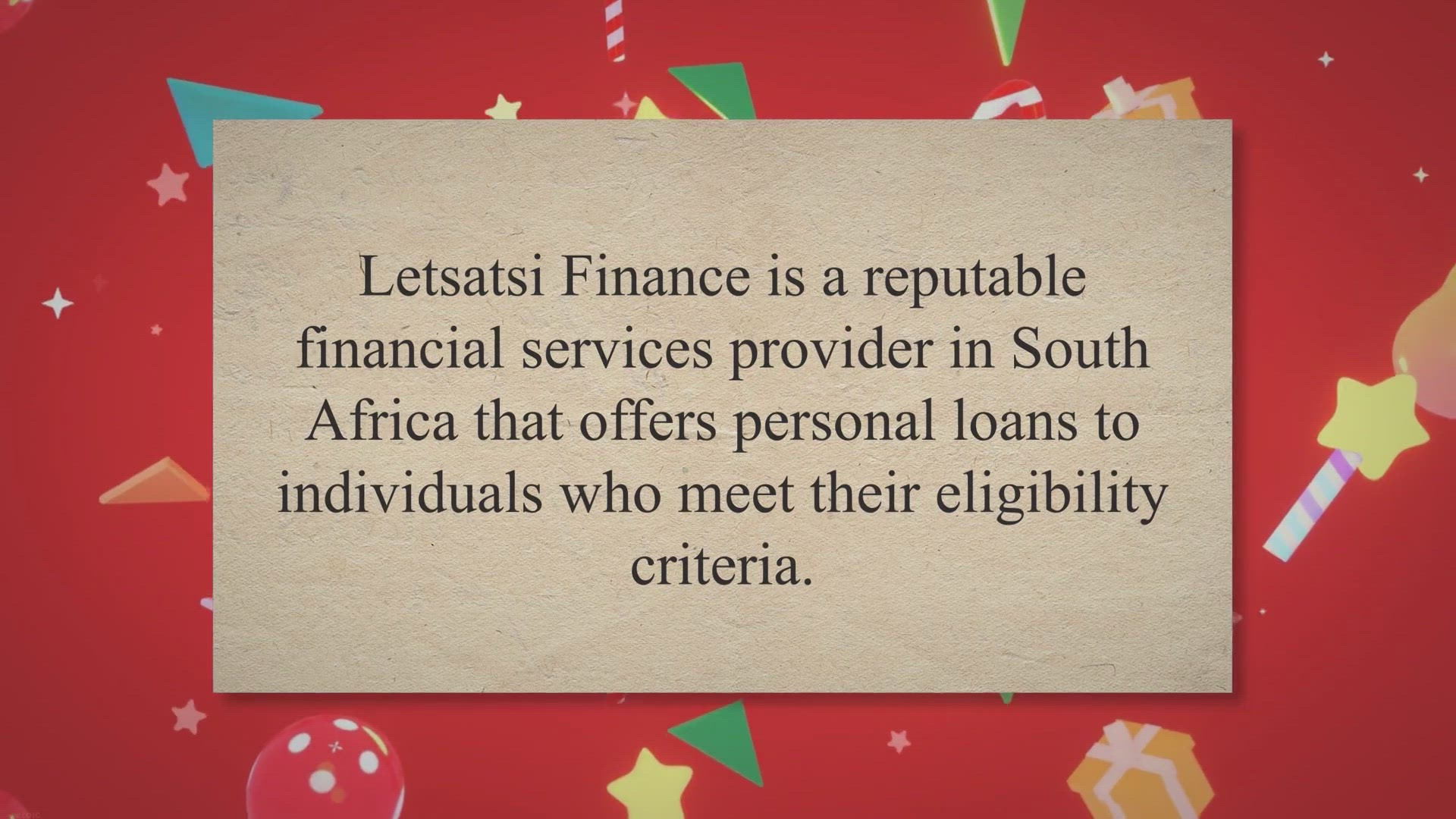 Video thumbnail for Letsatsi Loans Online Application: How to Apply for a Loan from Letsatsi Finance