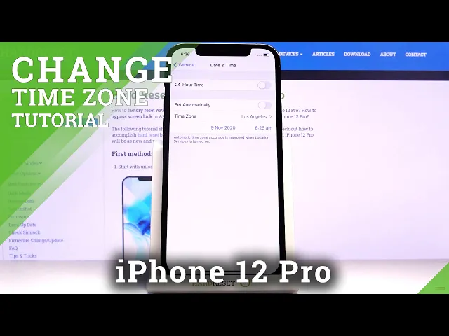 Video thumbnail for How to Change Date & Time on iPhone 12 Pro – Time Settings