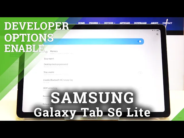 Video thumbnail for How to Activate Developer Options in SAMSUNG Galaxy Tab S6 Lite – Developer Features