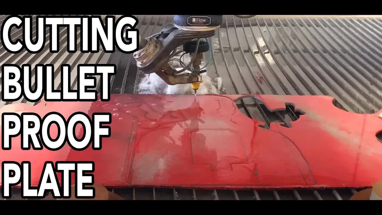 Video thumbnail for Water Jet Cutting: AR500 Steel & Mild Steel Body Targets