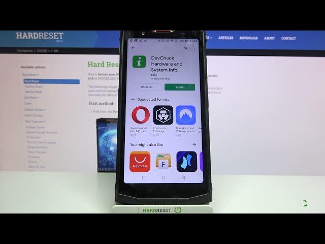 Video thumbnail for How to Check DOOGEE S80 Specification – DevCheck Hardware App