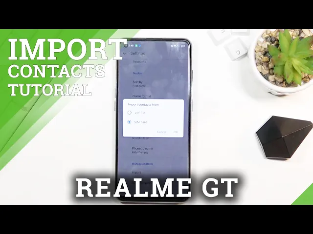 Video thumbnail for How to Move Phone Numbers from SIM Card to REALME GT Internal Memory