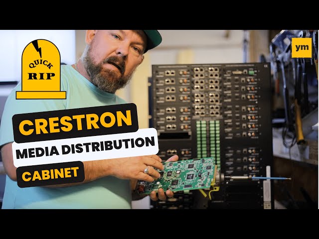 Video thumbnail for QUICK RIP: Crestron Media Distribution Cabinet | eWaste Breakdown