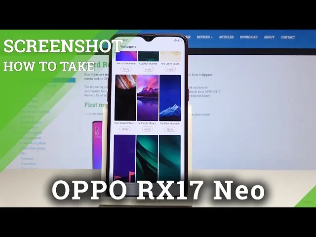 Video thumbnail for How to Set Up Wallpaper in OPPO RX17 Neo - Update Home & Lock Screen
