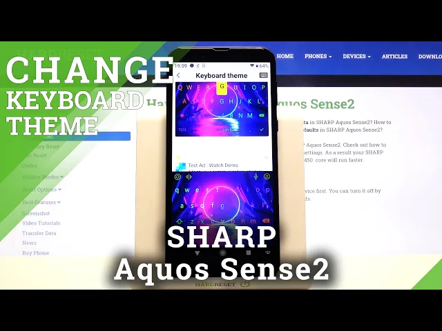 Video thumbnail for How to Set Up LED Keyboard in SHARP Aquos Sense2 – Animated Keyboard