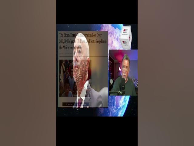 Video thumbnail for Biden-Harris LOST 300k Migrant Children, & the Media are STILL Silent #shorts #shortsvideo