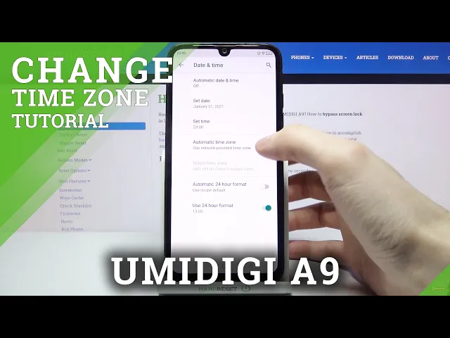 Video thumbnail for How to Change Date & Time in UMIDIGI A9 – Find Time Zone Options