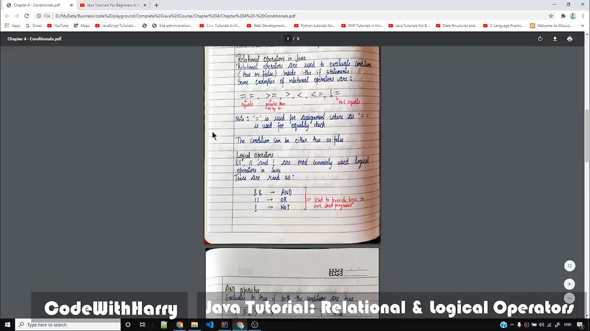 'Video thumbnail for Java Tutorial_ Relational and Logical Operators in Java'