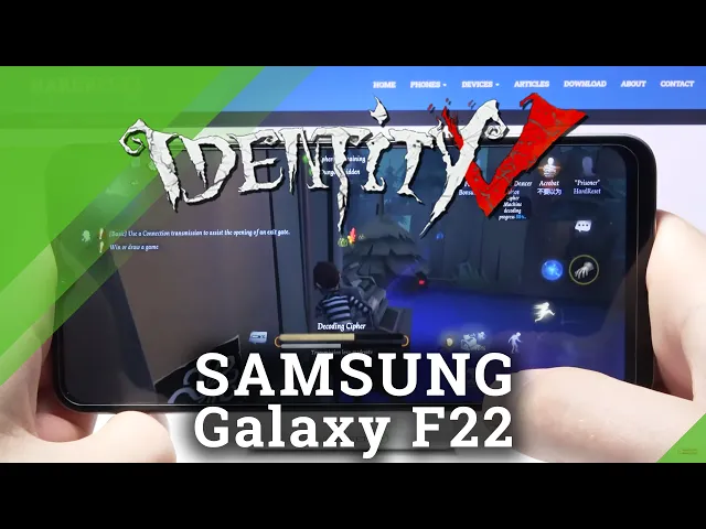 Video thumbnail for Identity V on SAMSUNG Galaxy F22 | GamePlay Test