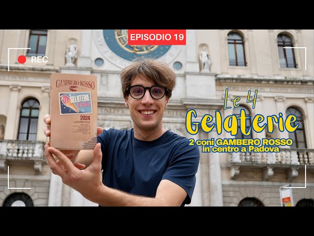 'Video thumbnail for Gelaterie in centro a Padova 2 coni Gambero Rosso 🍦🍦'