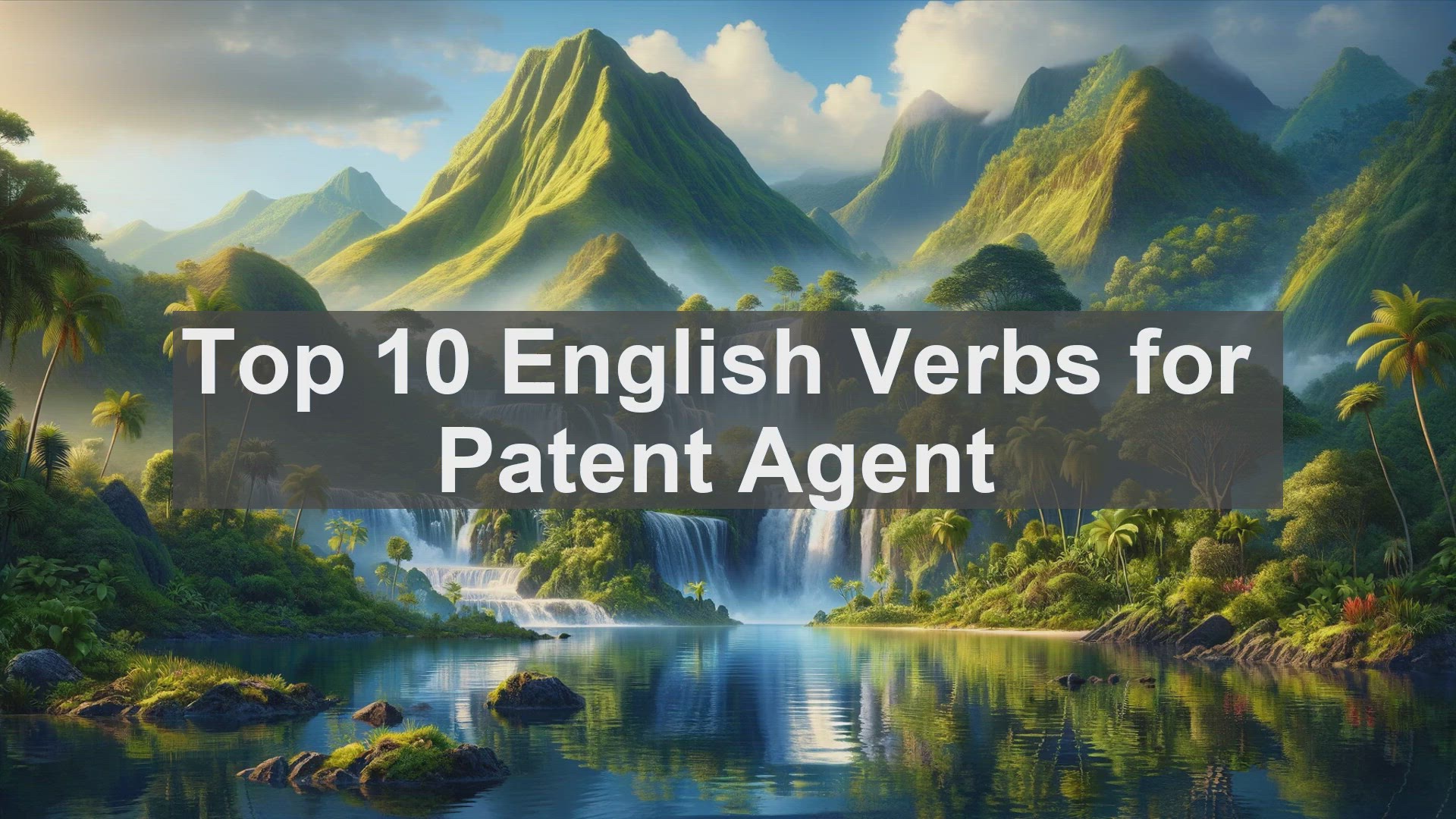 'Video thumbnail for Top 10 English Verbs for Patent Agent'