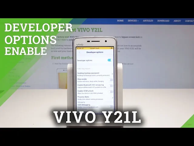 Video thumbnail for Developer Options in VIVO Y21L - OEM Unlock / USB Debugging