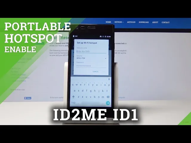 Video thumbnail for How to Enable Portable Hotspot in ID2ME ID1 - Network Access Point