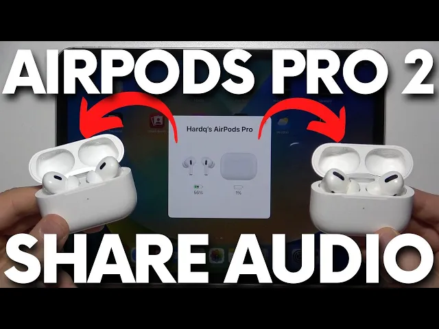 Video thumbnail for How to Share Audio with AirPods Pro 2 - Audio Sharing Feature on AirPods Pro 2nd Gen