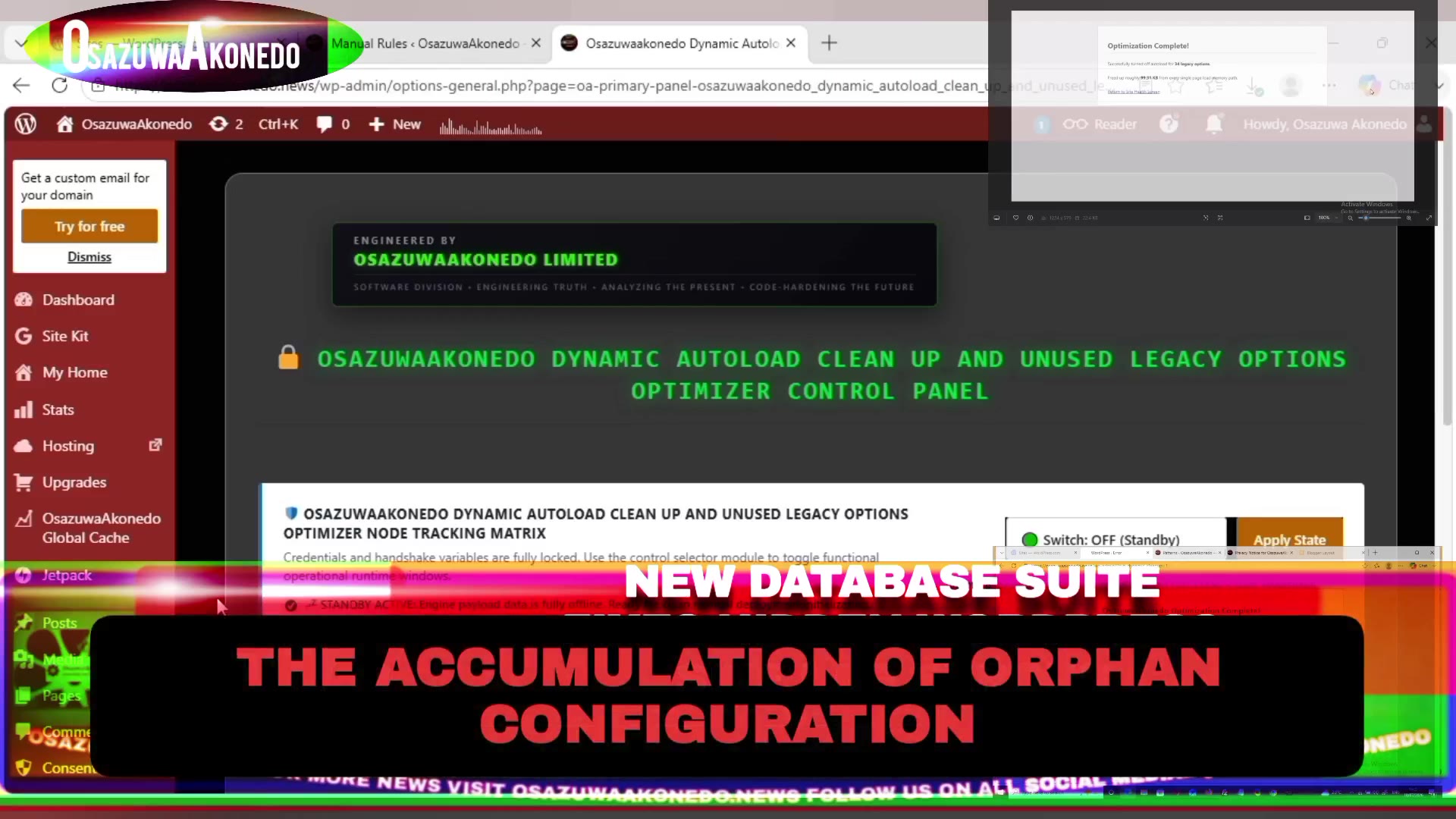 Video thumbnail for New Database Suite Fixes Hidden WordPress Site Lag Errors