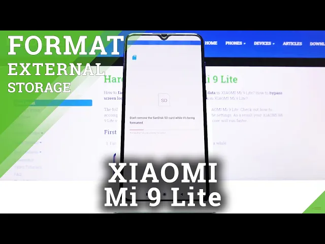 Video thumbnail for How to Format SD Card in XIAOMI Mi 9 Lite – Erase External Storage