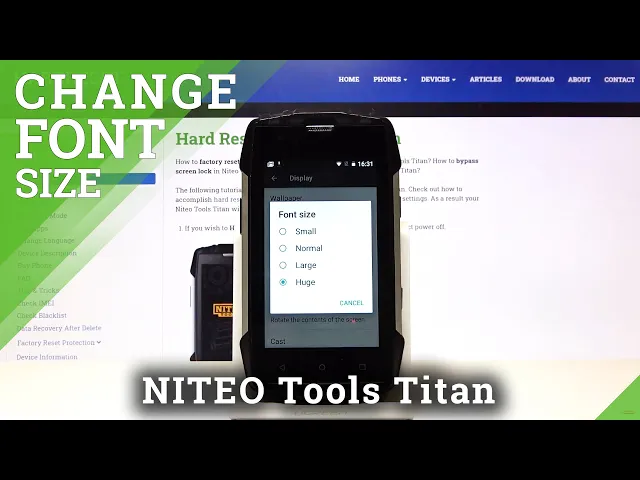 Video thumbnail for Font Size – Niteo Tools Titan and Display Settings