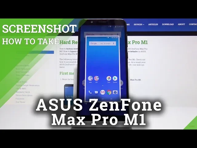 Video thumbnail for How to Capture Screen in ASUS ZenFone Max Pro M1 - Take & Edit Screenshot