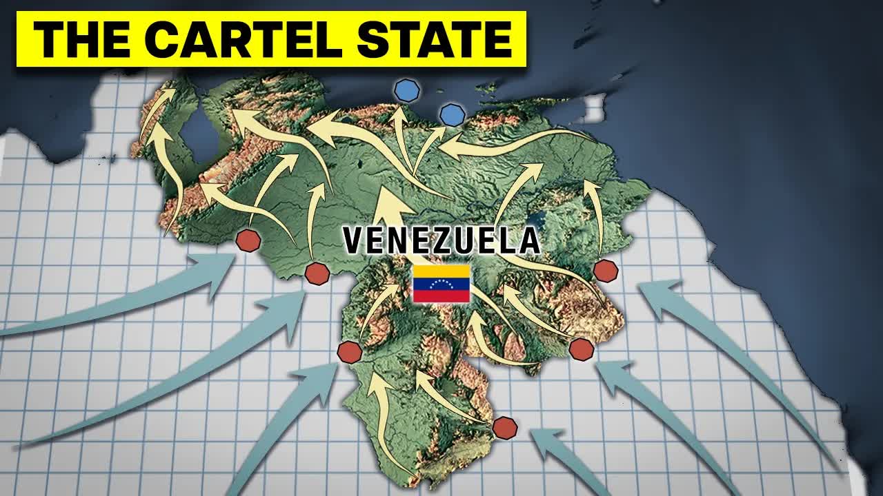 Video thumbnail for Business Basics: venezuela's cartel takedown: maduro, drug trafficking, and geopolitical crisis