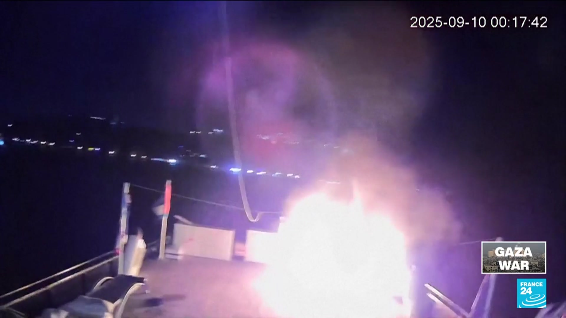 'Video thumbnail for Italy tells Israel to respect rights of activists on Gaza flotilla'