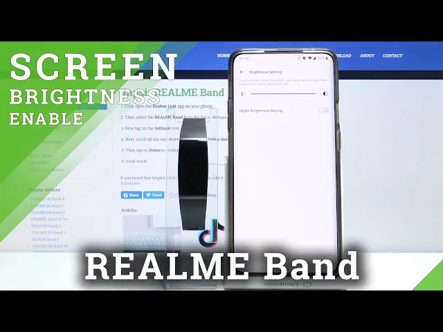 Video thumbnail for How to Change Screen Brightness in REALME Band – Display Settings