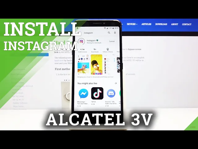 Video thumbnail for How to Get Instagram on ALCATEL 3V – Download Instagram App