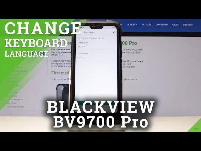 Video thumbnail for How to Change Keyboard Language in BLACKVIEW BV9700 Pro - Language Settings
